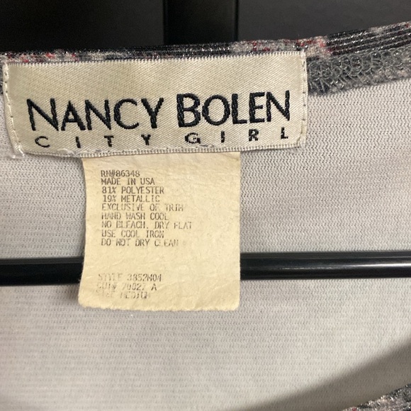 Nancy Boleyn city girl 90s mesh top size medium - Picture 3 of 5